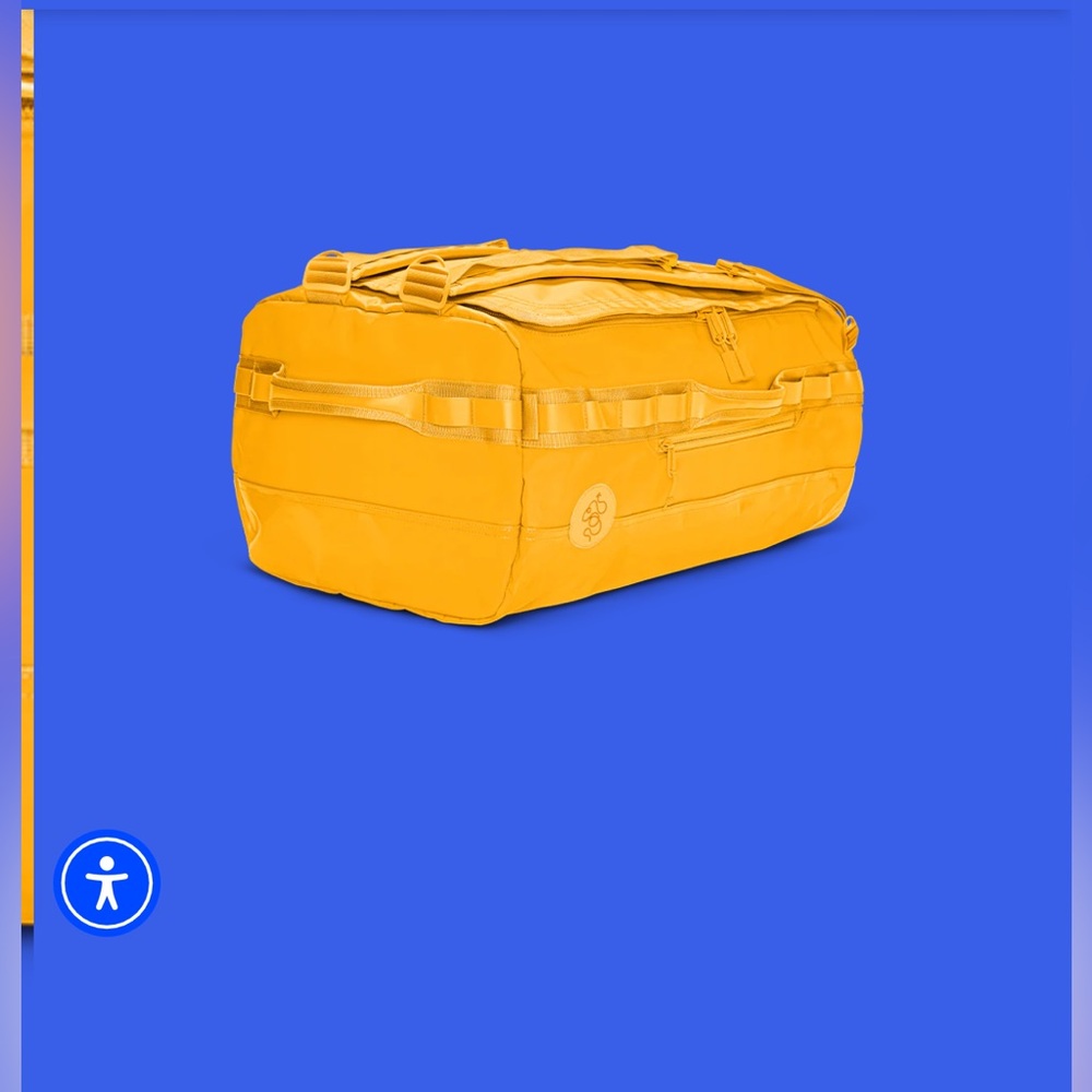 Baboon To The Moon BTTM Yellow Go-Bag BIG 60L Duffel Backpack